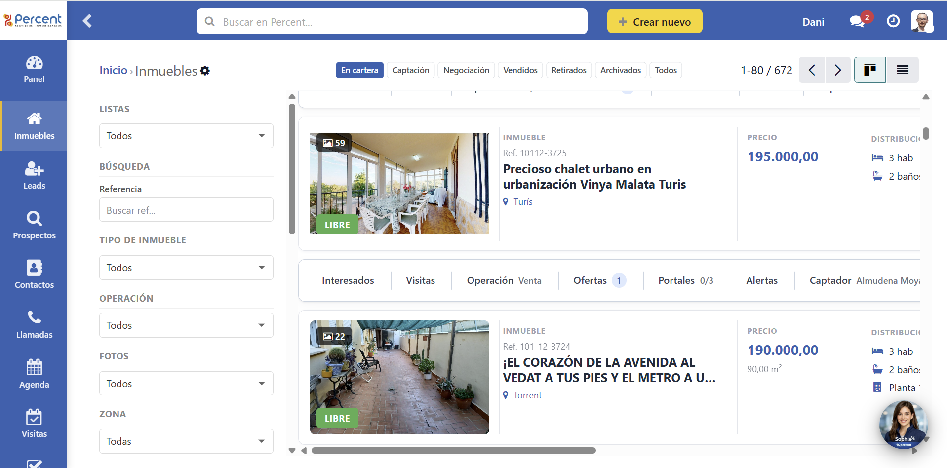 Visión general de Sofía