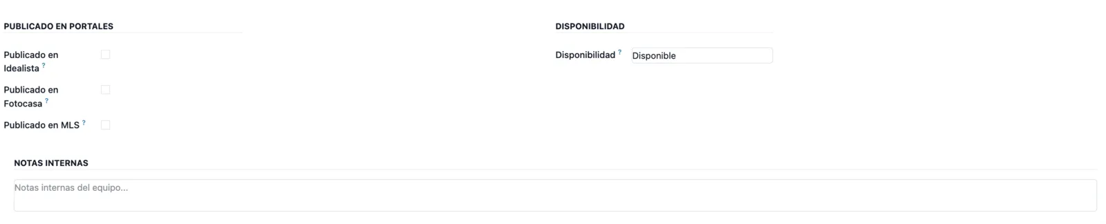 Editar avanzado · pestaña Gestión y portales